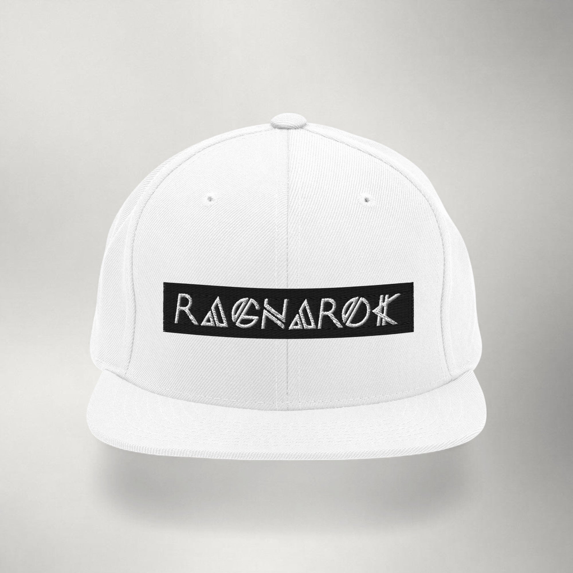 Ragnarok Box Logo Snapback — Black