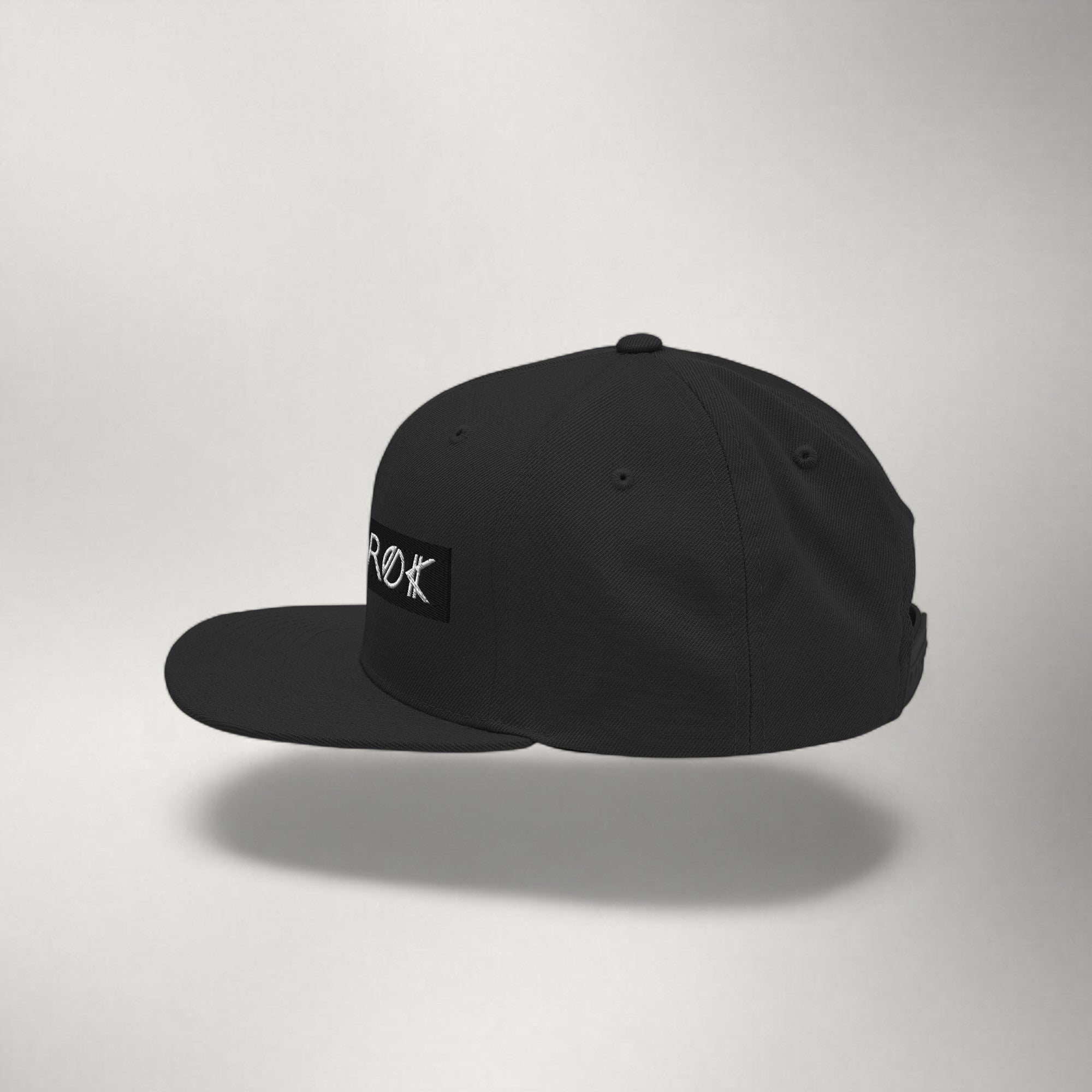 Ragnarok Box Logo Snapback — Black