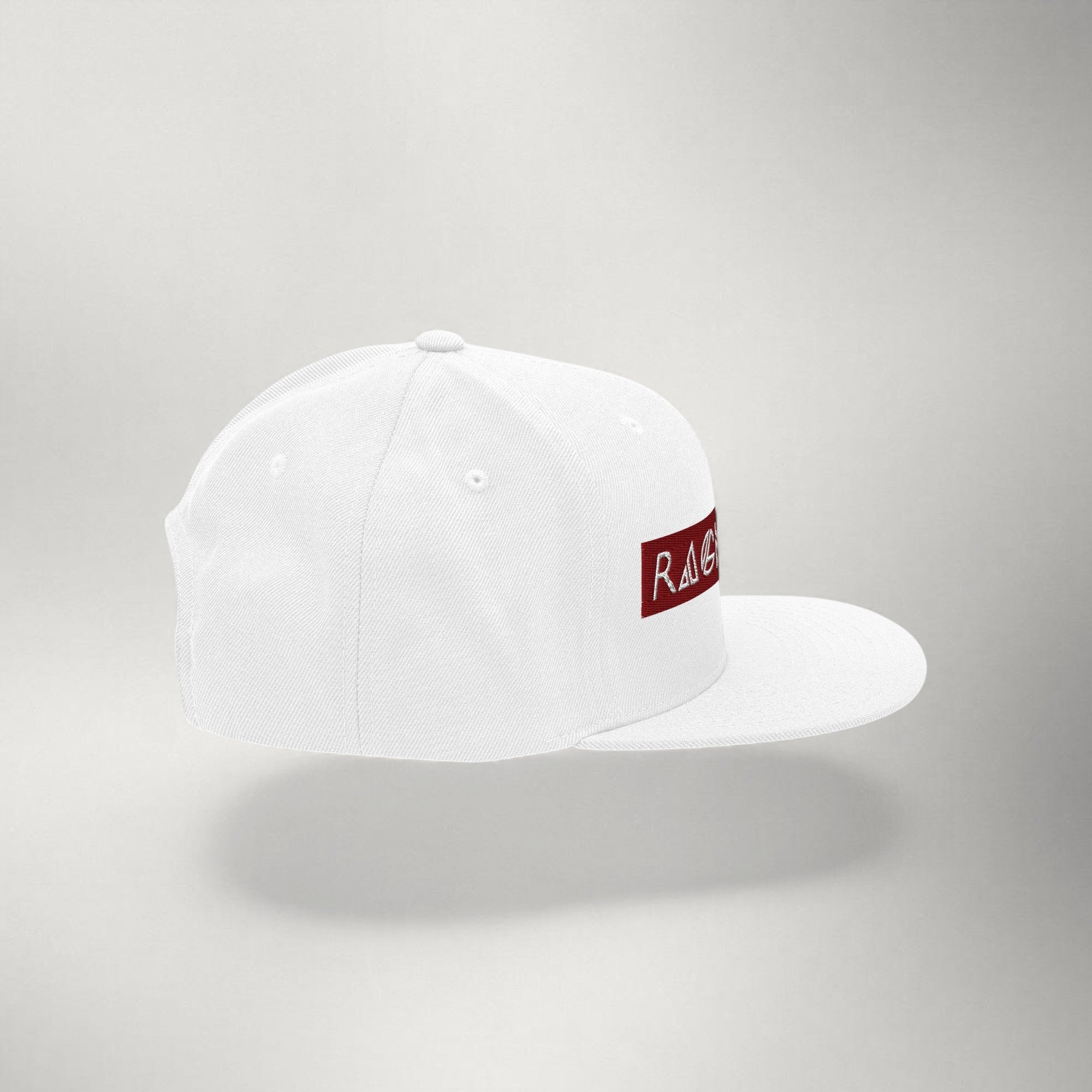 Ragnarok Box Logo Snapback — Maroon