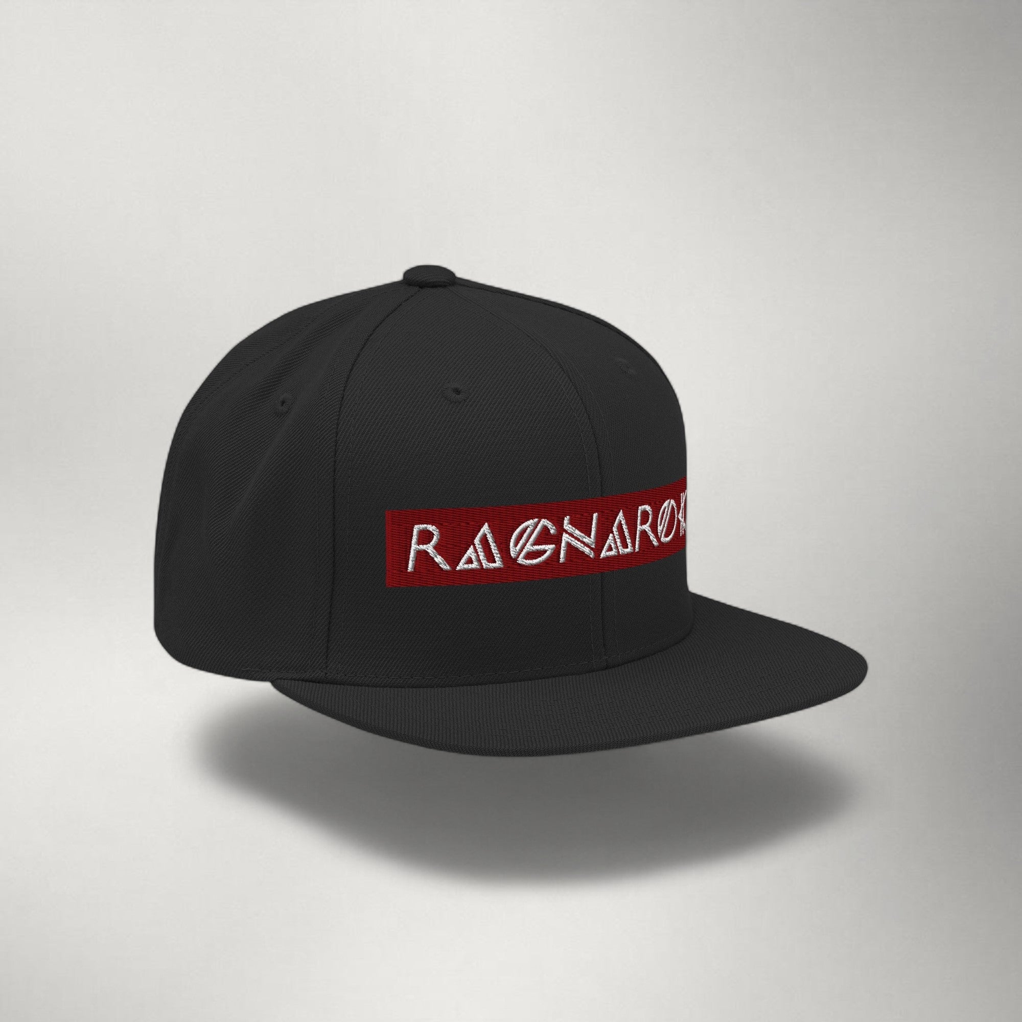 Ragnarok Box Logo Snapback — Maroon