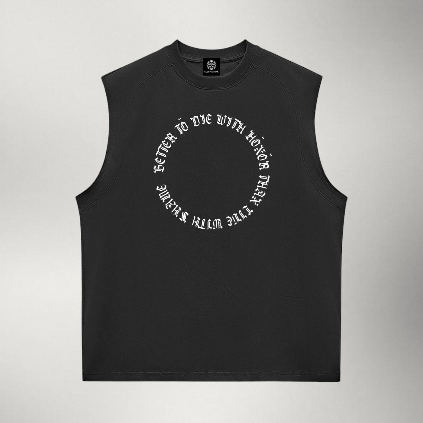 Ragnarok Die with Honor Tank — Black
