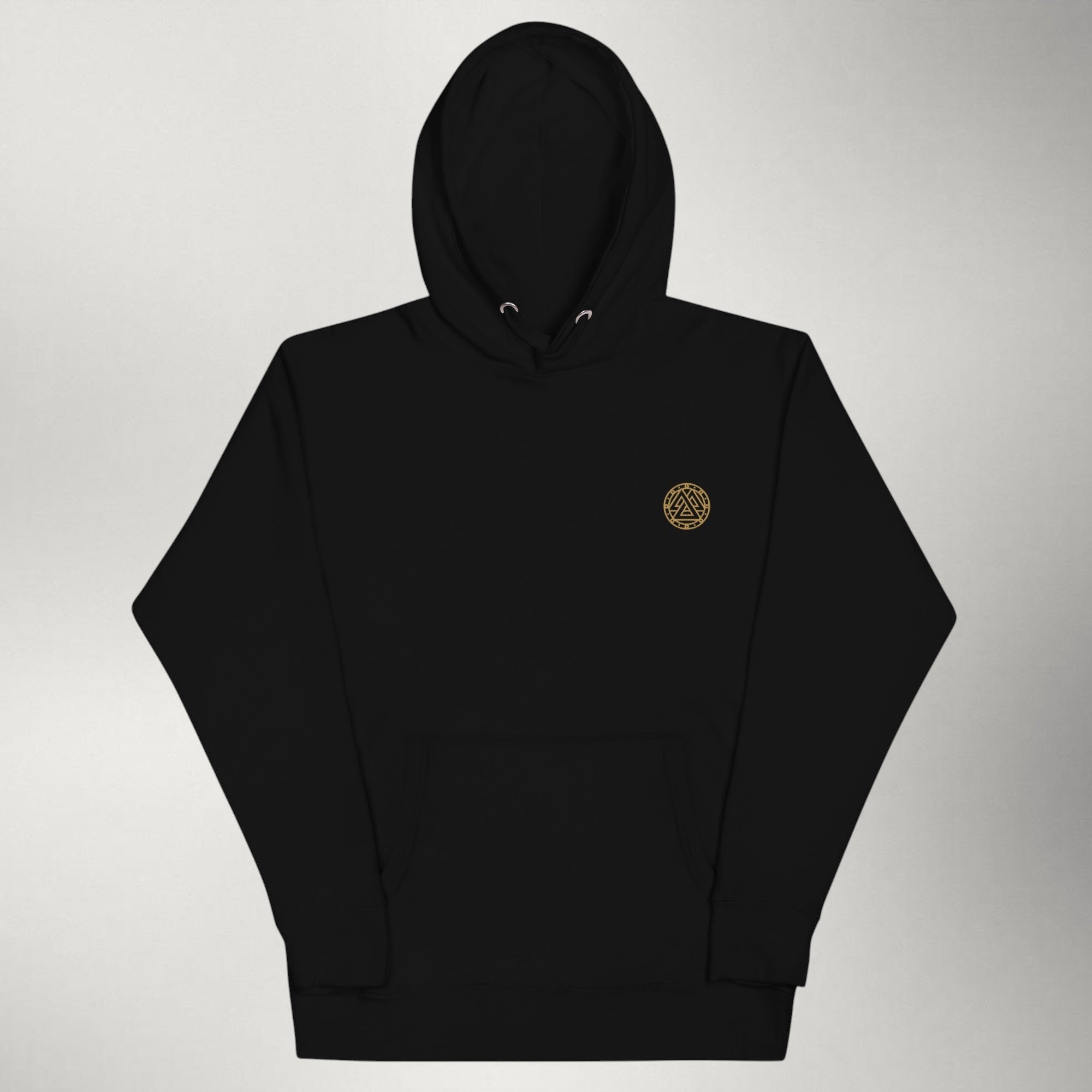 Ragnarok — Embroidered Logo Hoodie | Gold / Black