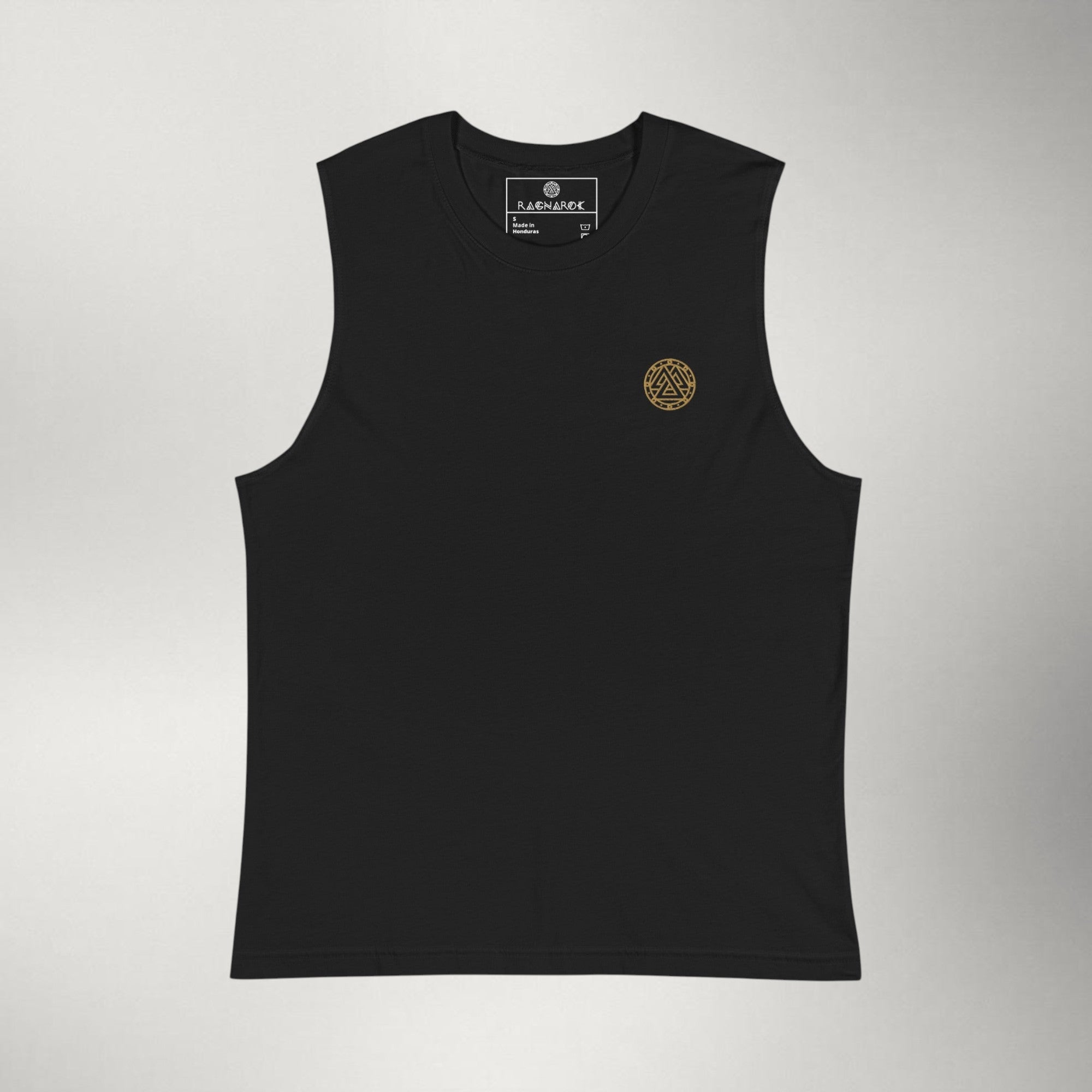 Ragnarok Embroidered Muscle Tank — Gold