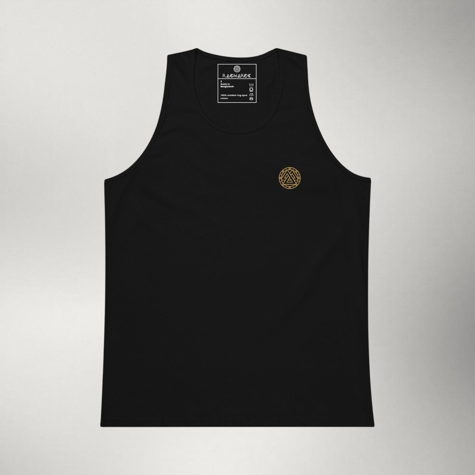 Ragnarok Embroidered Premium Tank — Gold
