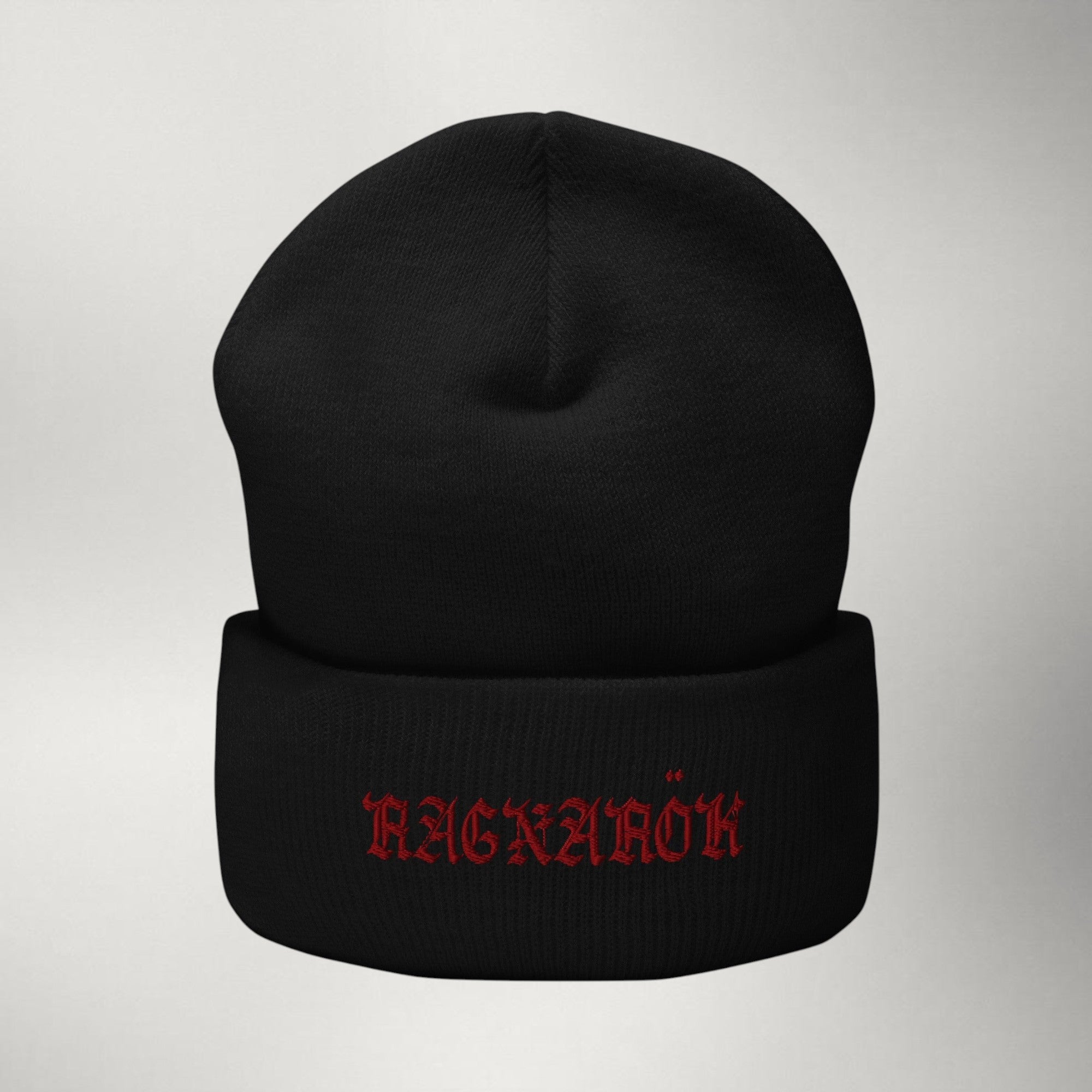 Ragnarok Gothic Maroon Beanie
