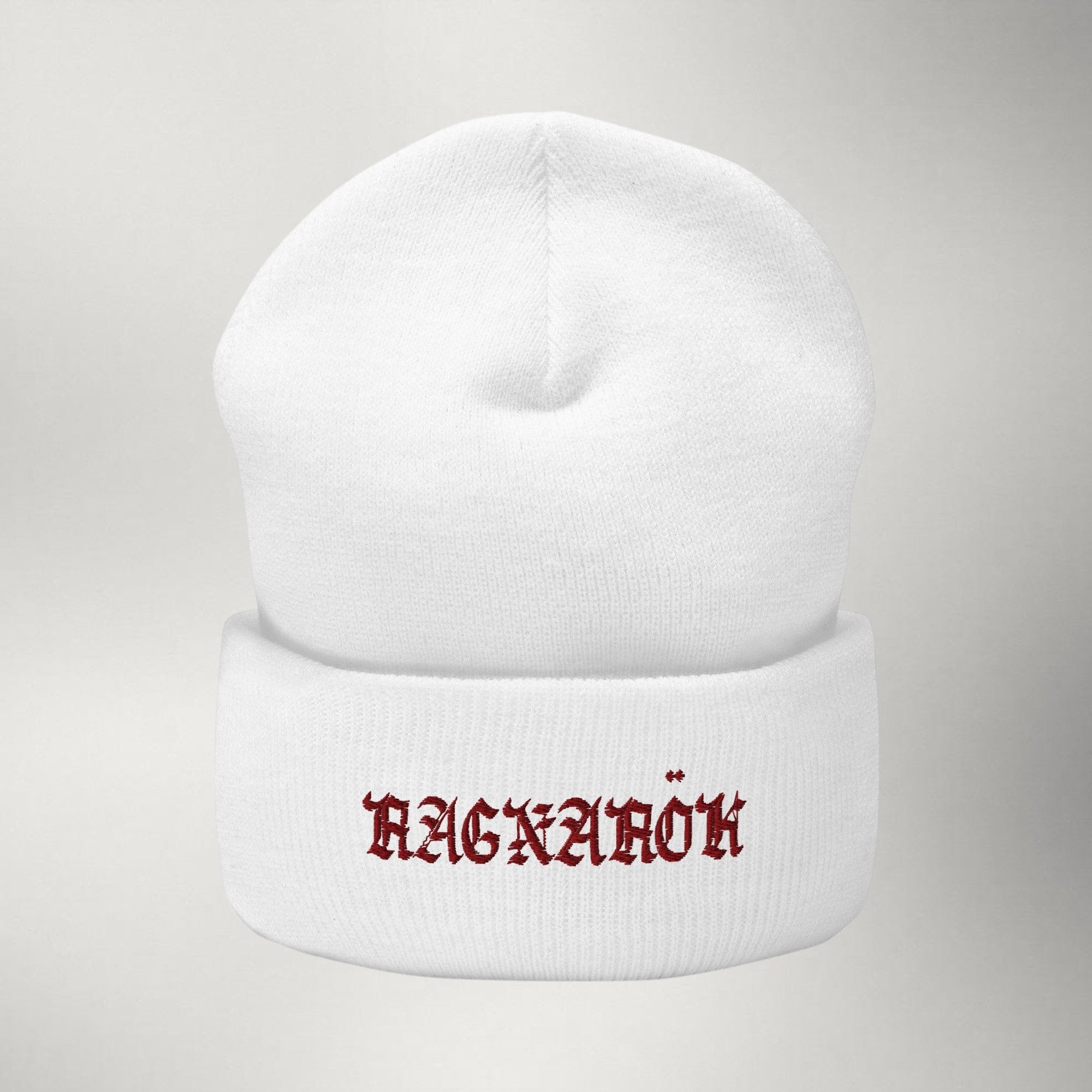 Ragnarok Gothic Maroon Beanie