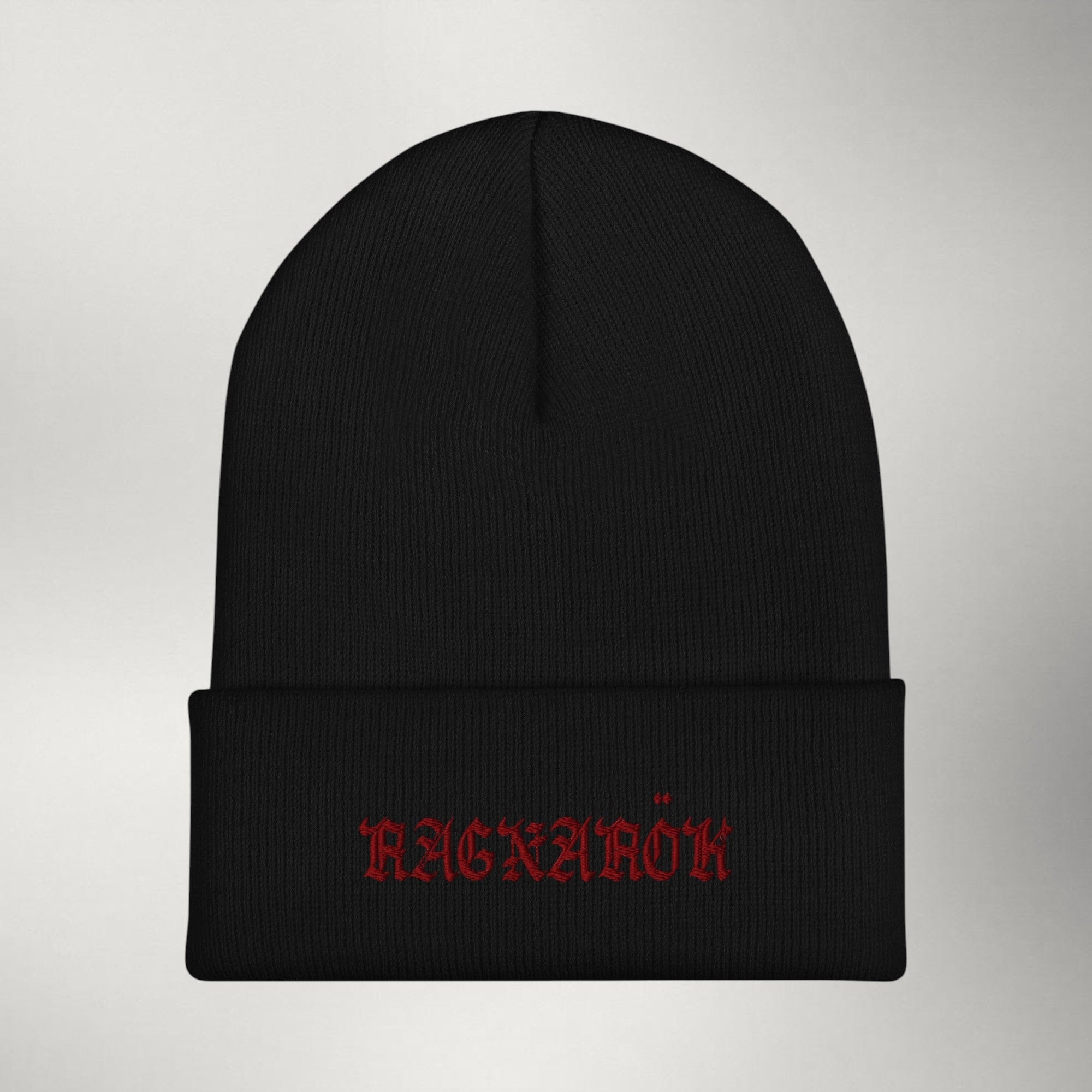 Ragnarok Gothic Maroon Beanie