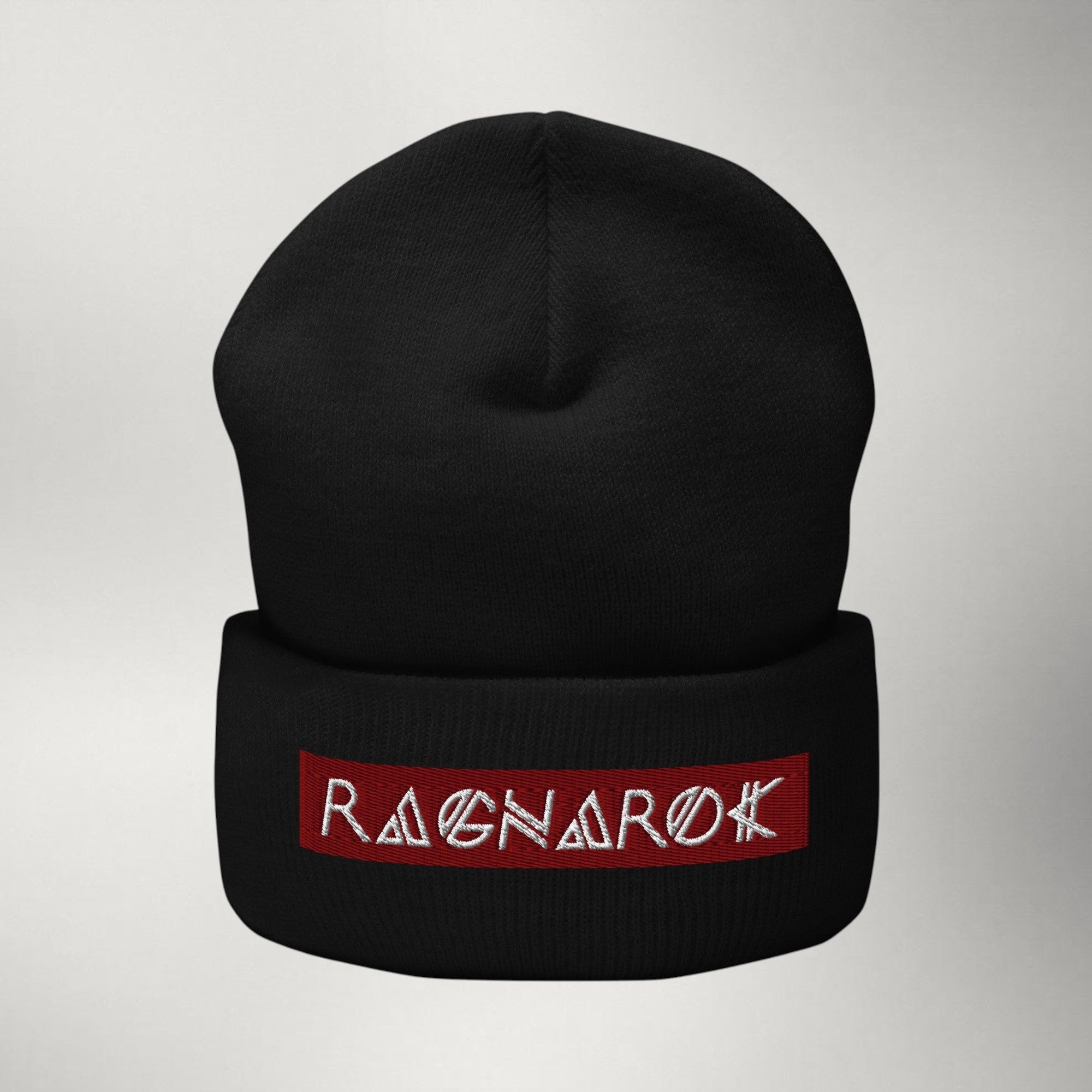 Ragnarok Maroon Box Logo Beanie