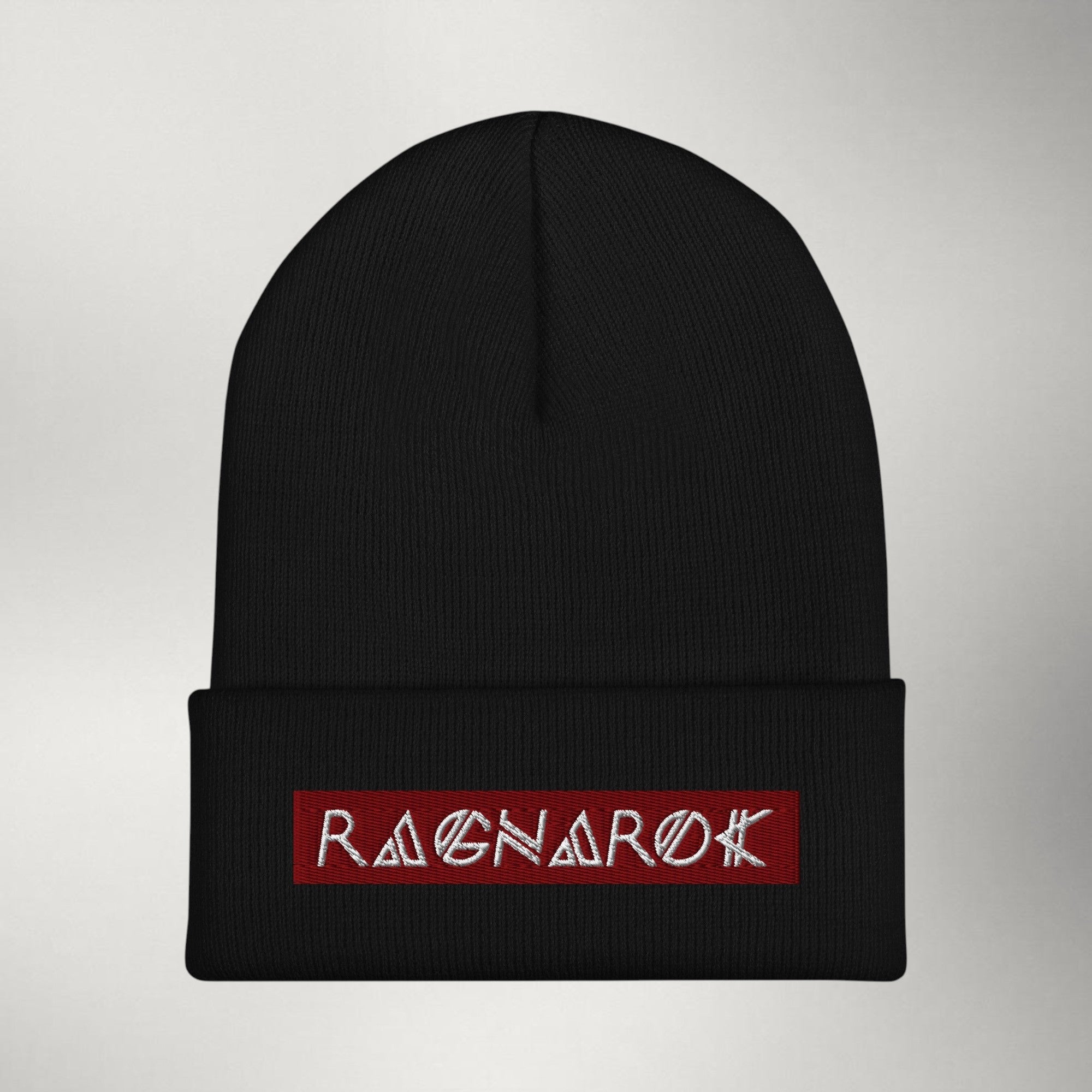 Ragnarok Maroon Box Logo Beanie