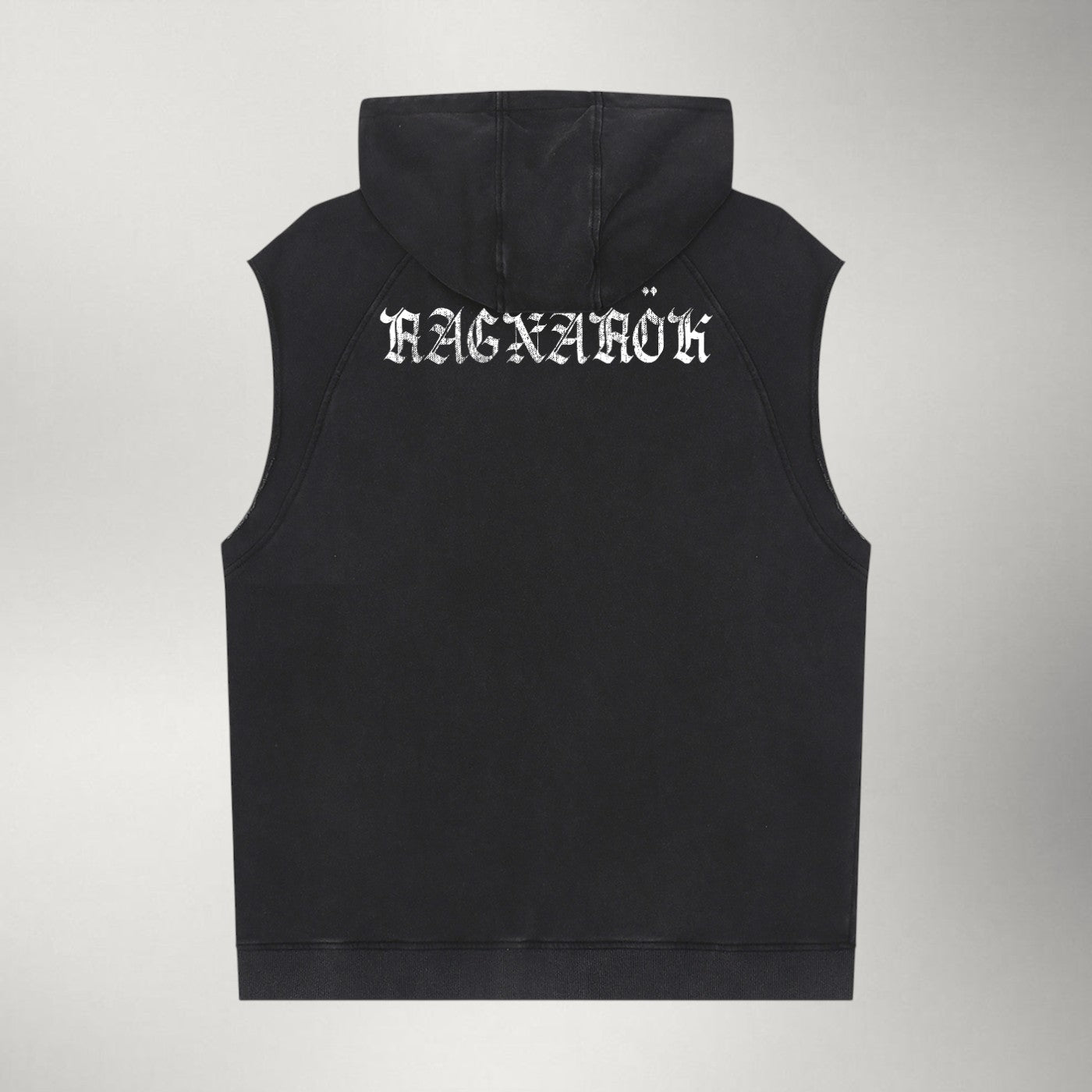 Ragnarok Snow Wash Sleeveless Hoodie