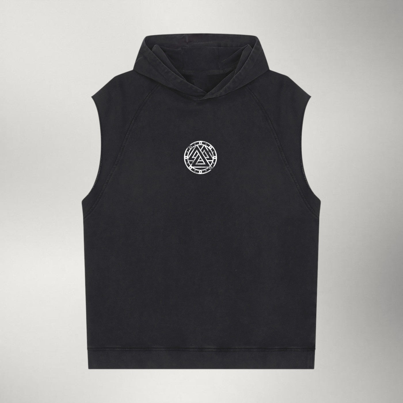 Ragnarok Snow Wash Sleeveless Hoodie