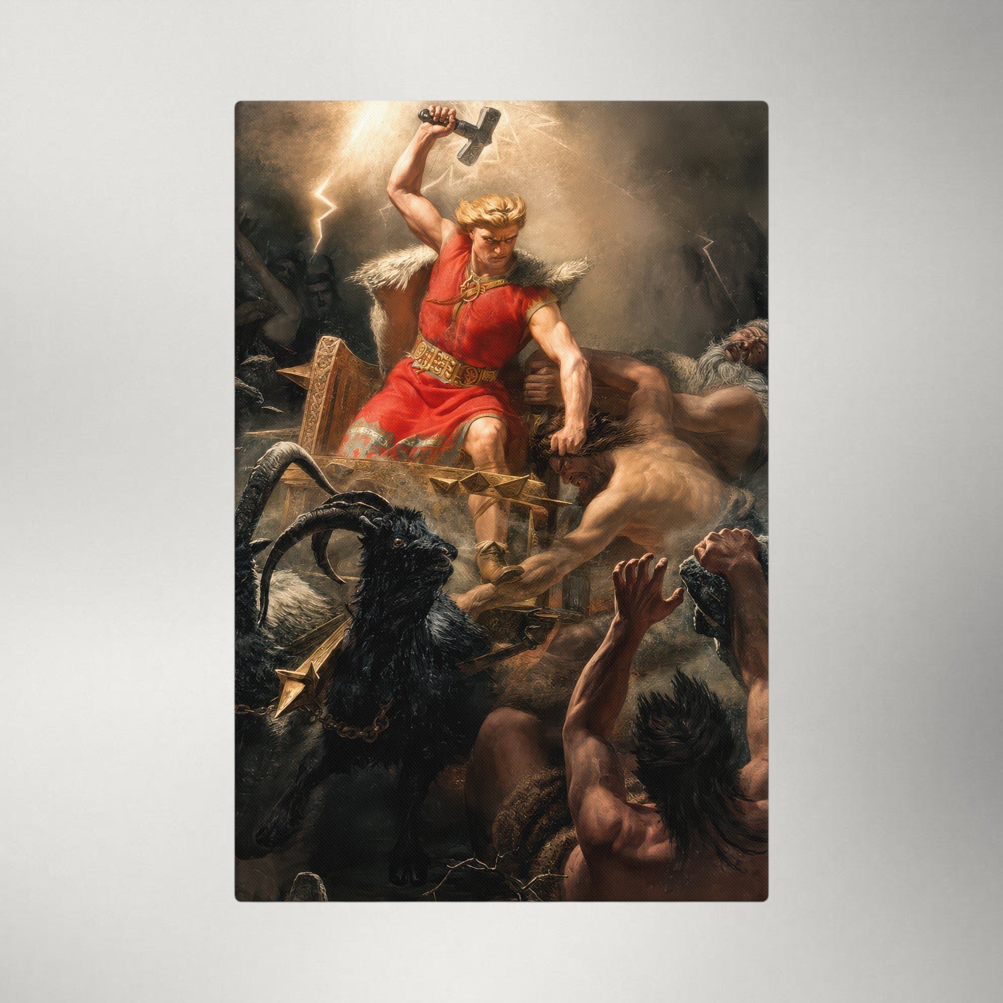 Thor's Fight with the Giants, by Mårten Eskil Winge (1872)