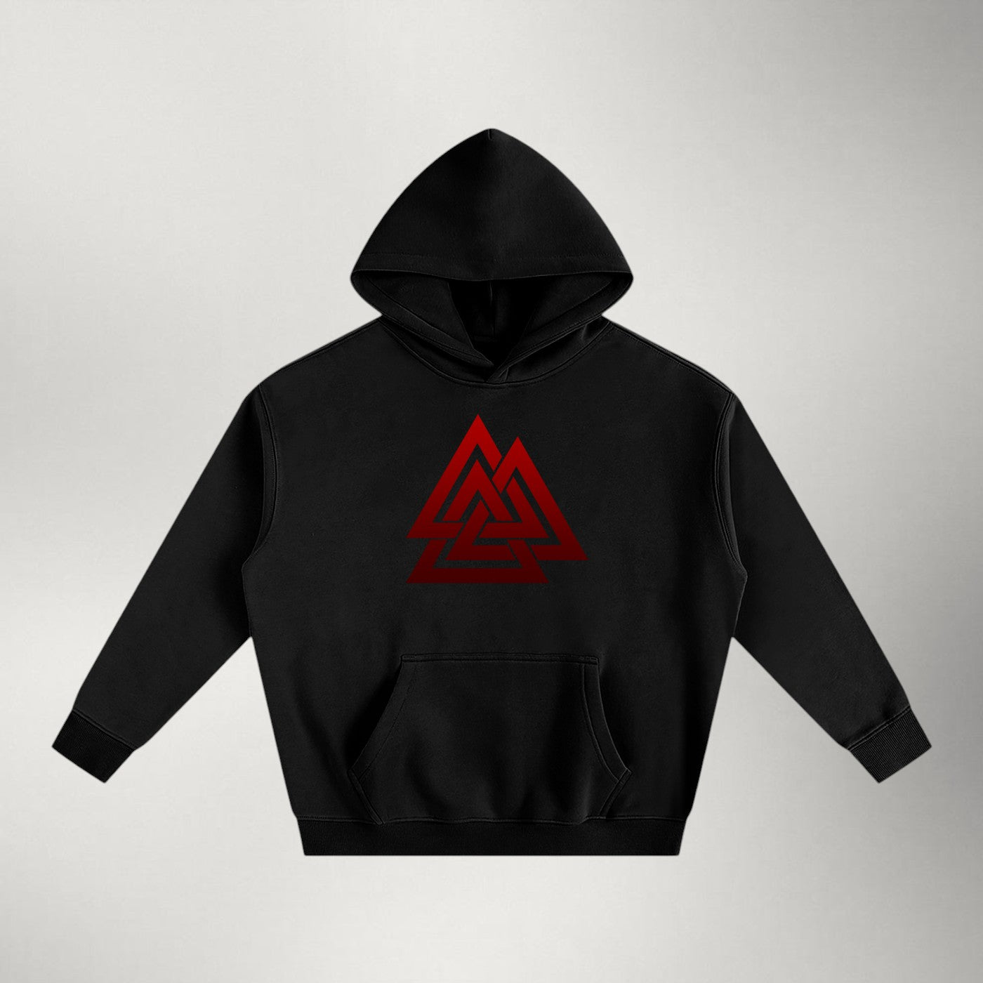 Valknut — Heavyweight Fleece Pullover | Red Series